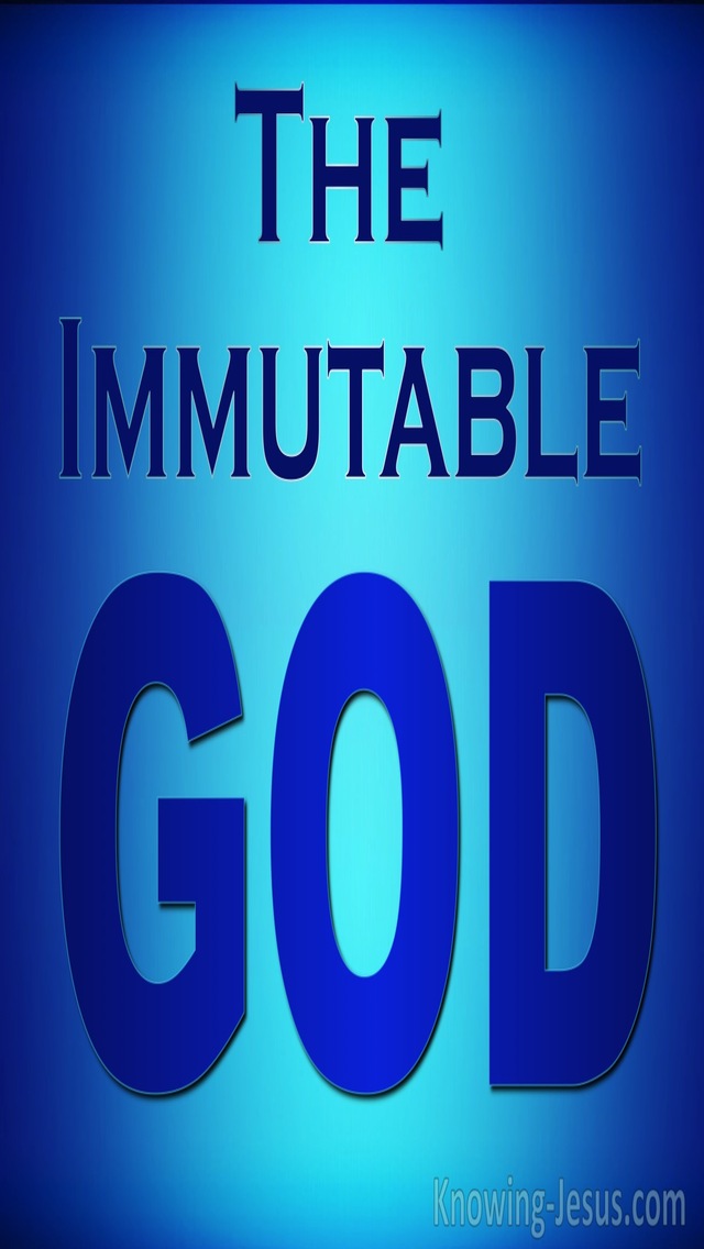 The Immutable God (devotional)07-17 (blue)